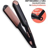 Cvs DN-7320 Seramik Malzemeli Dijital Saç Düzleştirici DN-7320 230 Derece Isı Parametreleri ile