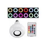 Cvs Gece Lambası Bluetooth Hoparlör Rgb Ledli Lamba Kumandalı Mp3 Çalar Ampul Renkli Ampul
