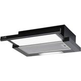 Cvs Lodos Sürgülü Camlı Aspiratör 2 Hız,60 cm Genişlik,yıkanabilir Alüminyum Kaset Filtre,siyah D 48 Dn 1148 Lodos Sürgülü Camlı