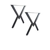 CVTdesign Metal Ayak Masa Ayağı Ahşap Kütük Masif Çalışma Yemek Mutfak Masası Ayağı Retro Ayak Takımı