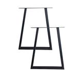 CVTdesign Metal Ayak Masa Ayakları Ahşap Masif Kütük Bilgisayar Çalışma Yemek Masası Ayağı