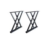 Cvtdesign Sehpa Ayağı Metal Ayak Masif Ahşap Kütük Orta Sehpa Ayakları