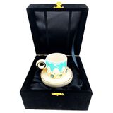 CW Celine's Wonders Lüks Kahve Fincanı El Yapımı Fincan Tekli Kahve Fincanı Latte Fincanı Latte Bardağı Tekli Fincan 100