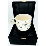 CW Celine's Wonders Lüks Kutulu Premium Kalite 24 Ayar Altın Detaylı El Yapımı Nazar Mug Hediyelik Mug 300 ml 30nt1