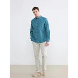 Cwaıkıkı Classic Bej Standart Kalıp Gabardin Erkek Chino Pantolon