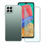 CXKJ Ekran Koruyucu Uyumlu Samsung Galaxy M33 5G (6.60 İnç),2 Yaprak Şeffaf Cam Ekran Koruyucu 9H sertlik Temperli Cam Ekran Koruyucu HD Ekran Koruyucu,Uyumlu Samsung Galaxy M33 5G çizilmez Glass Film