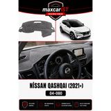 CYBERLİNE Nissan Qashqai (2021-2026) J12 Elegance Serisi Uyumlu Torpido Koruma Örtüsü/Kılıfı Gri
