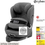 Cybex Anoris T İsize (Soho Grey) Dünyanın İlk Airbagli Oto Koltuğu , 9-21 Kg