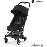 Cybex Coya Rosegold Sephia Black (Kabin Boy Lüks Bebek Arabası) - Siyah - Gold