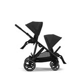 Cybex Gazelle S Black Şasi Moon Black İkiz Bebek Arabası - Siyah
