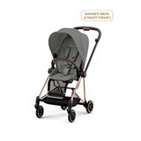 Cybex Mios Rosegold-mirage Grey İkonik Lüks Tek Elle Katlanabilen Çift Yönlü Bebek Arabası - Gri