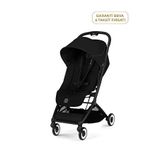 Cybex Orfeo Black Magic Black Otomatik Katlanabilen Bebek Arabası - Siyah