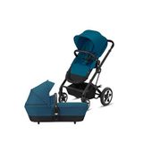 Cybex Talos S 2in1 Black-river Blue Konforlu Tek Elle Katlanabilen Çift Yönlü Bebek Arabası - Mavi