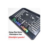 CybillStore Kişiye Özel Motor Plaka Hologram Yazı İstediğinizi Yazdırın