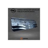 CybillStore OPEL Logolu Mat Ortalı Parlak Pleksi Plakalık 2’li Set – Tüm Araçlarla Uyumlu