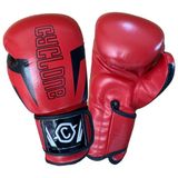 Cyclone Clash Orijinal Deri Boks ve Kick Boks Eldiveni (Kırmızı, 10 oz)