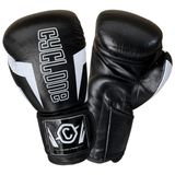 Cyclone Clash Orijinal Deri Boks ve Kick Boks Eldiveni (Siyah, 14 oz)