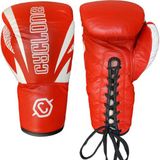 Cyclone Legion Hakiki Deri Bağcıklı Boks ve Kick Boks Eldiveni
