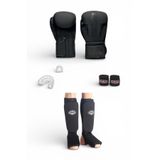 CYCLONE Profesyonel 12 OZ Boks Eldiveni & Kaval Koruyucu & Dişlik & Bandaj