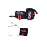 CYCLONE Supports Force Fitness Crossfit Body Ağırlık Destek Bilekliği Siyah-kırmızı Şeritli (2 ADET)