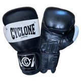 Cyclone Tiger Orijinal Deri Boks ve Kick Boks Eldiveni (Siyah, 10 oz)