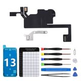 CYKJGS IPhone 13 için OEM Kulak Hoparlör Flex Kablo Yedek Kulaklık Konektörü Fix Proximity Sensör Parçası Mic Tamir Araçları Kiti Tornavida ile iPhone13 A2631 A2633 A2634 A2635 A2482