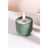 "cyle" %100 Soya Wax Organik Beton Mum & Saksı - Açık Yeşil