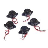 Cylewet 5 Adet SFM-27 DC 3-24V Elektronik Buzzer Alarm Sireni Sürekli Ses Bip (5'li Paket) CYT1083