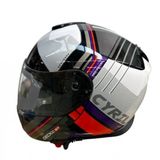 Cyrıl Kask Fu403sv Gecko Sv Epıc B7 Gloss Pearl Mavı M