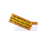 CYS ETİKET Pvc Arkası Yapışkanlı Raf Önü Fiyat Etiketliği 38x100mm.50'li Pk