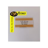 CYS ETİKET Pvc Yapışkanlı V Tipi Raf Fiyat Etiketliği 6 cm x 10 cm - 50'li Pk