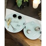 Cyzhome Cherish Söz Tepsisi Ve Damat Kahve Fincan Tepsisi Çok Renkli