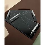 Cyzhome Quartz Dekoratif Söz Nişan Tepsisi Çok Renkli