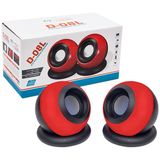 D-08L 1+1 USB Mini Oval Hoparlör - Speaker (2*3 Watt - 4 Ohm)