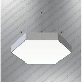 D-9007-1S Oval Altıgen Davul Linear Aydınlatma Modern