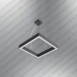 D-9009-1S Kare Linear Aydınlatma Modern