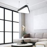 D-9015-1S Oval Üçgen Linear Aydınlatma Modern Led Avize