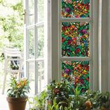 d-c-fix 346-0647-4PK Kendinden Yapışkanlı Gizlilik Camı Pencere Filmi, Yaylı Şapel/Tulia, 43 cm x 198 cm Rulo, 4'lü Paket