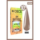 d dece Kalıcı Oje Uv Led D202 (NUDE SERİSİ) 10ml