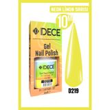 d dece Kalıcı Oje Uv Led D219 (NEON -SARI SERİSİ) 10ml