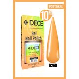 d dece Kalıcı Oje Uv Led D260 (TURUNCU SERİSİ) 10ml