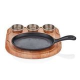 D.demir Oval Saplı Fajita 24*17cm +sosluklu Nihale