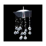 D-Light Kare Kristal 20'lik Tekli Avize