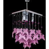 D-Light Kelebek 30'luk Pembe Avize - Renkli