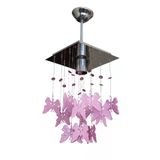 D-Light Kelebek Pembe Tekli Avize