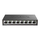 D-LINK DGS-108/E 8-PORT 10/100/1000 BASE-T YÖNETİLEMEZ METAL DESKTOP GİGABİT SWITCH