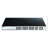 D-Link Dgs-1210-24P/E Gigabit Akıllı Anahtar (24 Bağlantı Noktalı, 4X Sfp, 56 Gbps Anahtarlama Gücü) - Yalnızca Ab Güç Kablosu