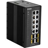D-Lınk Dıs-300G-14Psw Gigabit Ethernet (10/100/1000) Ethernet Üzerinden Güç Yönetilebilir Anahtar Siyah