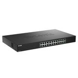 D-Link Dms-1024 24 Bağlantı Noktalı Çoklu Gigabit Yönetilmeyen Anahtar - 2,5G Ethernet, Tak Ve Çalıştır, Qos, Igmp Gözetleme, Eee, Metal Muhafaza, Rafa Monte Edilebilir, Sessiz Çalışma