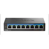 D-Link Dms-108 8 Bağlantı Noktalı 2,5G Çoklu Gigabit Yönetilmeyen Masaüstü Anahtarı, Sekiz Adet 2,5 Gigabit Bağlantı Noktası, Fansız, Dü�